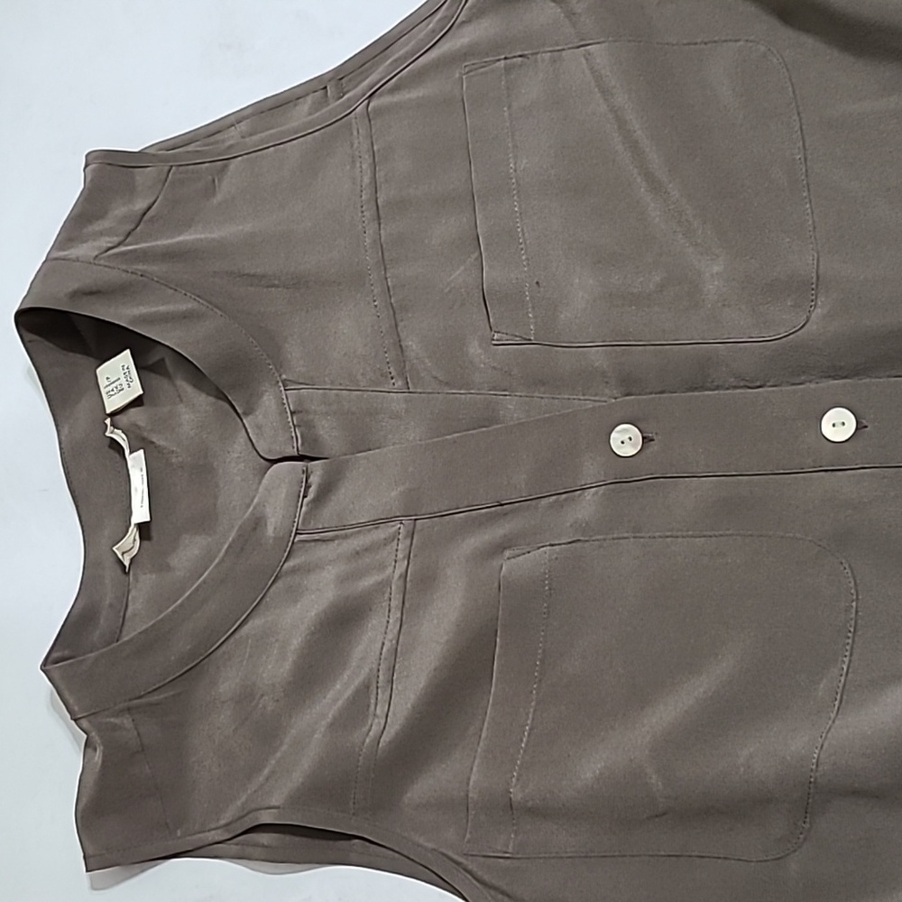 Max Studio 100% Silk Blouse View 5